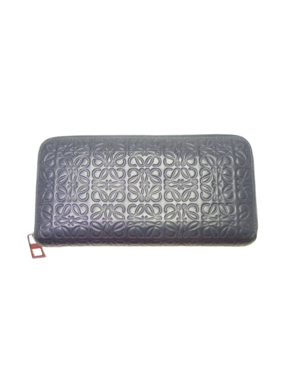 Loewe Anagram Leather Zip Around Wallet